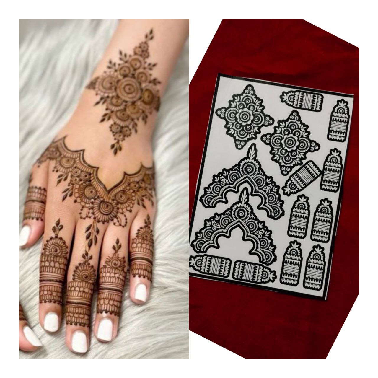 Double Hand stencil (1pair)