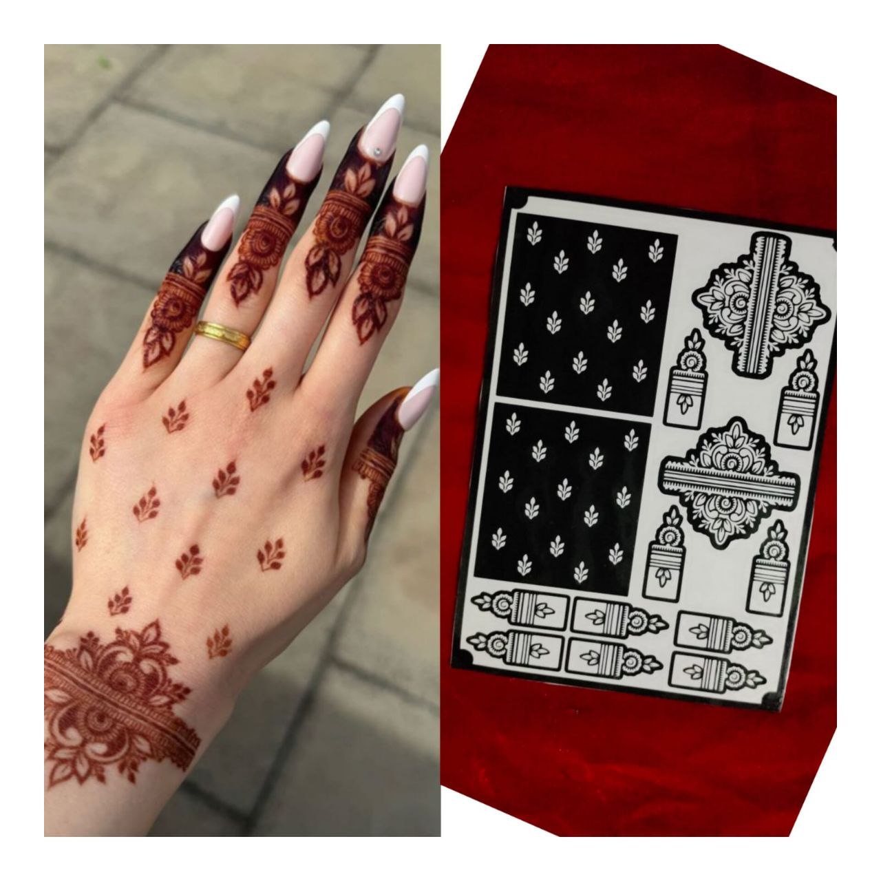 Double Hand stencil (1pair)