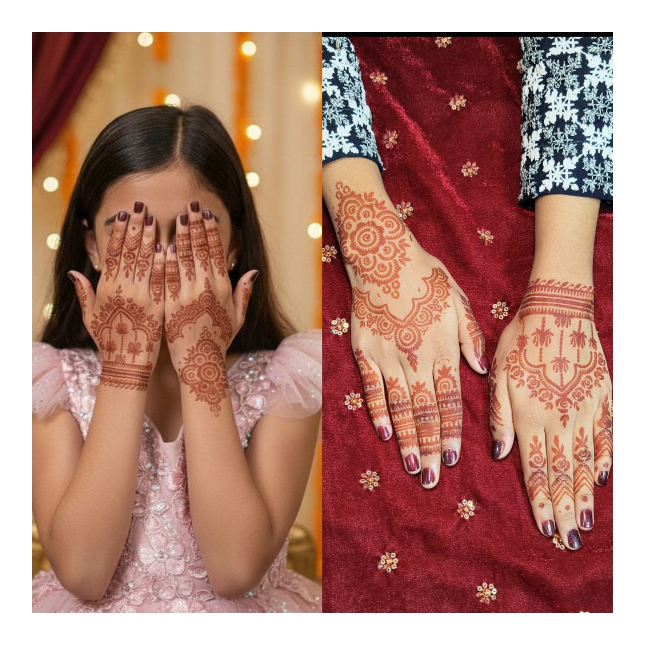 10 Years girl stencil (1pair)