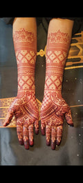 Bridal Full hand stencil (1pair)