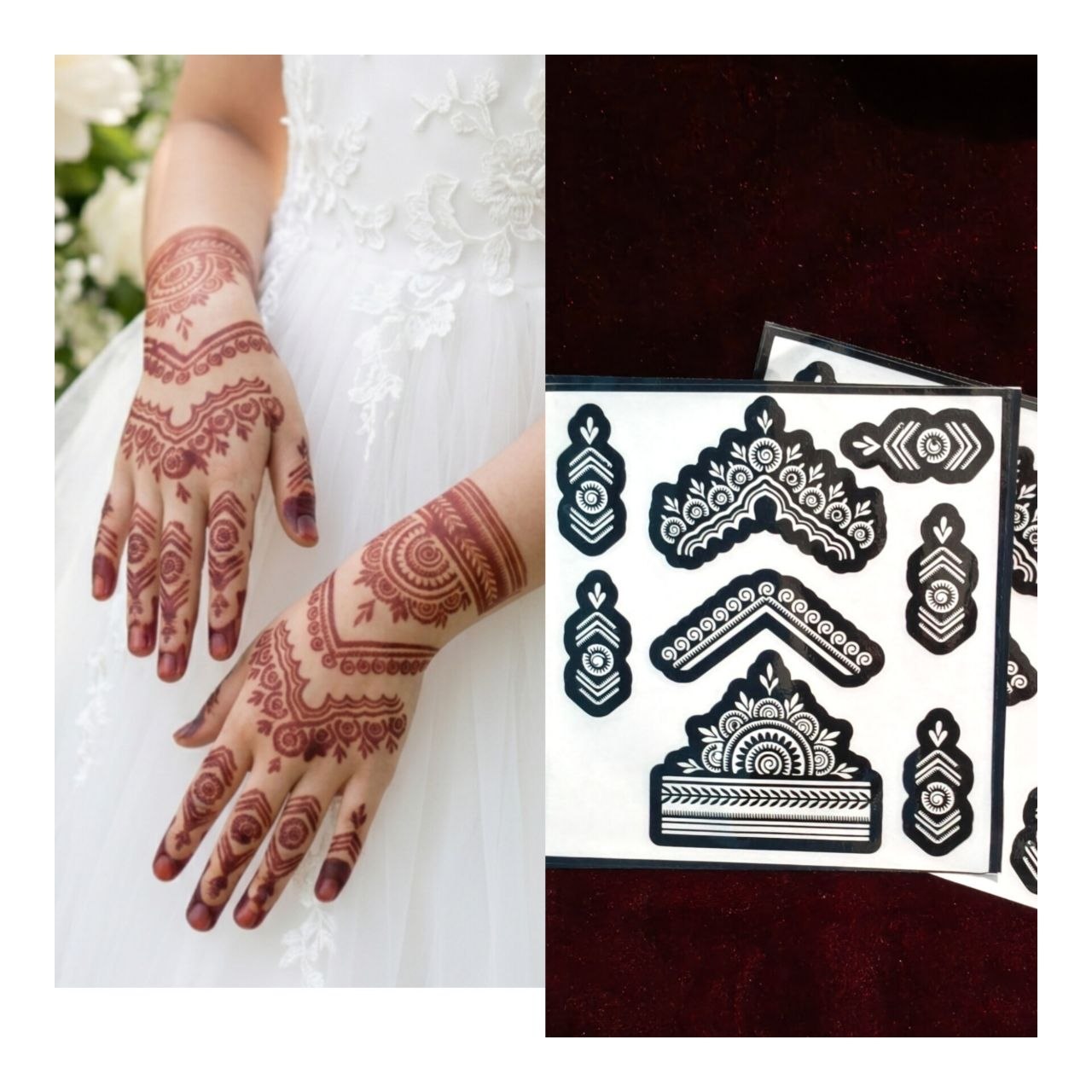 10 years girl stencil(1pair)