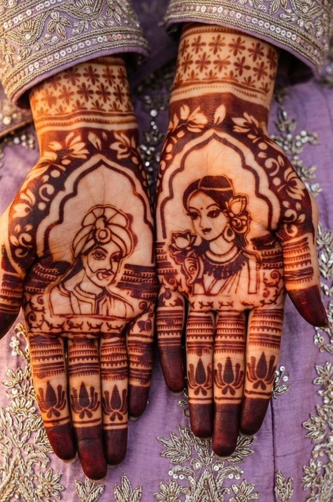 Bridal mehndi design (1pair)